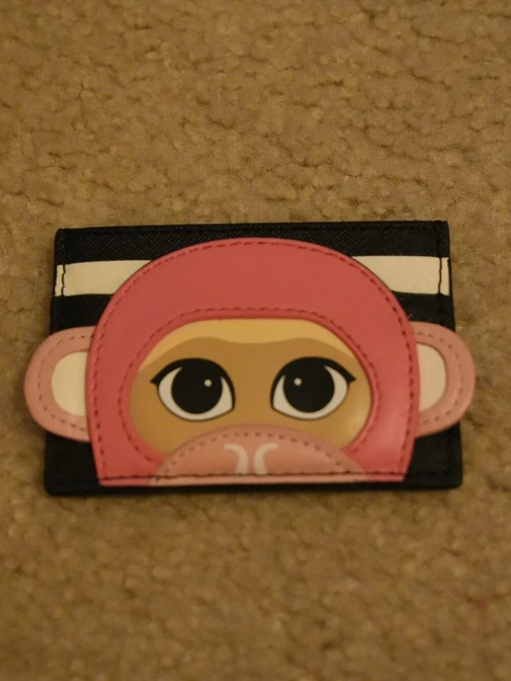 RARE Kate Spade Rambling Roses Monkey Cardholder